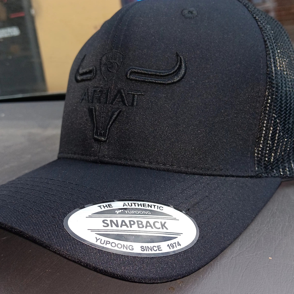 Ariat Black Snapback Hat